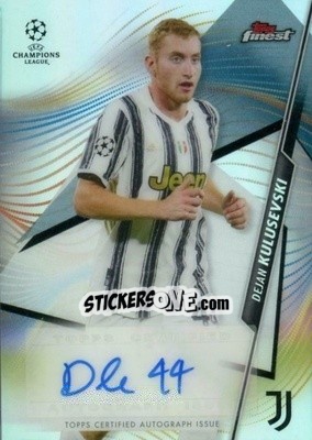 Sticker Dejan Kulusevski - UEFA Champions League Finest 2020-2021 - Topps