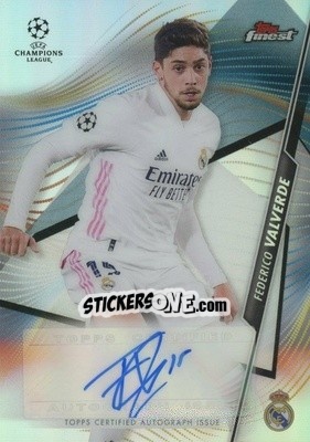 Sticker Federico Valverde - UEFA Champions League Finest 2020-2021 n. FA-FV - Topps
