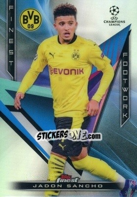 Sticker Jadon Sancho - UEFA Champions League Finest 2020-2021 n. FF-9 - Topps