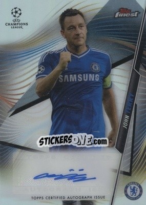 Sticker John Terry - UEFA Champions League Finest 2020-2021 n. 105-au - Topps