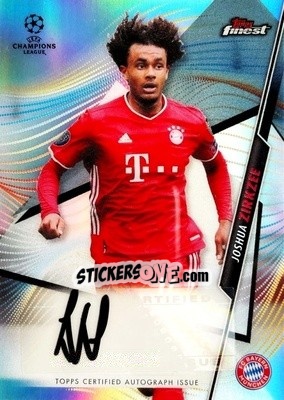 Sticker Joshua Zirkzee - UEFA Champions League Finest 2020-2021 - Topps