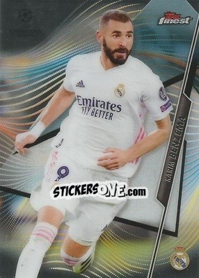 Sticker Karim Benzema - UEFA Champions League Finest 2020-2021 - Topps
