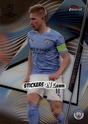 Sticker Kevin De Bruyne - UEFA Champions League Finest 2020-2021 n. 75 - Topps
