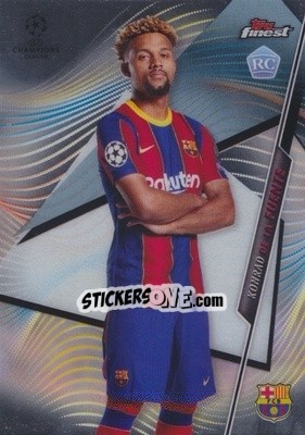 Sticker Konrad de la Fuente - UEFA Champions League Finest 2020-2021 n. 44 - Topps