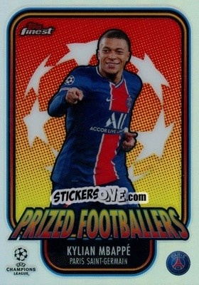Sticker Kylian Mbappe - UEFA Champions League Finest 2020-2021 n. PF-KM - Topps