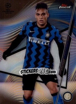 Sticker Lautaro Martinez - UEFA Champions League Finest 2020-2021 n. 17 - Topps