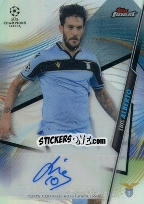 Sticker Luis Alberto - UEFA Champions League Finest 2020-2021 n. FA-LAL - Topps