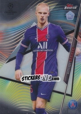Sticker Mitchel Bakker - UEFA Champions League Finest 2020-2021 n. 72 - Topps
