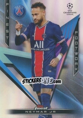 Sticker Neymar Jr. - UEFA Champions League Finest 2020-2021 - Topps