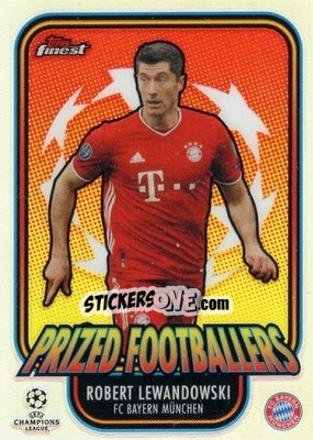 Sticker Robert Lewandowski - UEFA Champions League Finest 2020-2021 n. PF-RL - Topps