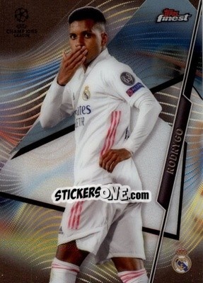 Sticker Rodrygo - UEFA Champions League Finest 2020-2021 n. 5 - Topps