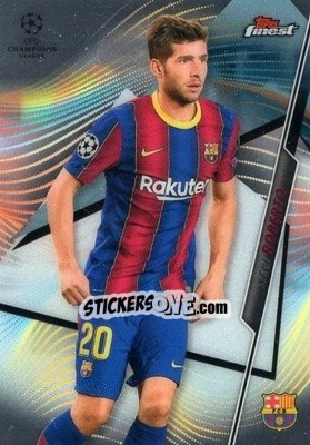 Sticker Sergi Roberto - UEFA Champions League Finest 2020-2021 n. 82 - Topps