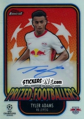 Sticker Tyler Adams - UEFA Champions League Finest 2020-2021 n. PFF-TA-au - Topps