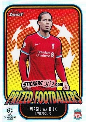Sticker Virgil van Dijk - UEFA Champions League Finest 2020-2021 n. PF-VV - Topps