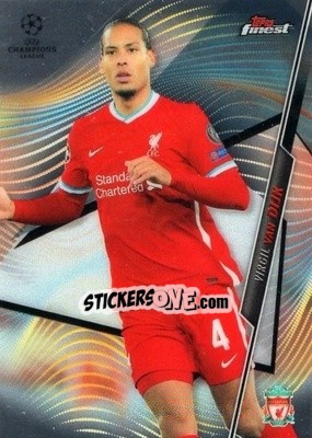 Sticker Virgil van Dijk - UEFA Champions League Finest 2020-2021 n. 98 - Topps