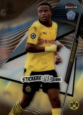 Sticker Youssoufa Moukoko - UEFA Champions League Finest 2020-2021 n. 62 - Topps