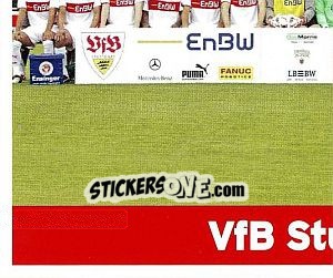 Sticker Командное фото (левый низ) - Vfb Stuttgart 2009-2010 n. 4 - Panini