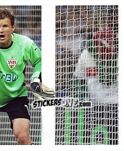 Figurina Jens Lehmann (правая часть) - Vfb Stuttgart 2009-2010 - Panini