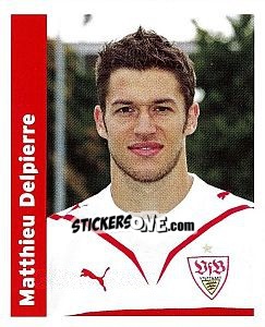 Sticker Matthieu Delpierre - Vfb Stuttgart 2009-2010 - Panini