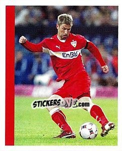 Cromo Thomas Hitzlsperger (в игре) - Vfb Stuttgart 2009-2010 - Panini