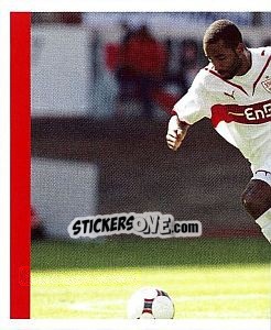 Cromo Cacau (левая часть) - Vfb Stuttgart 2009-2010 - Panini