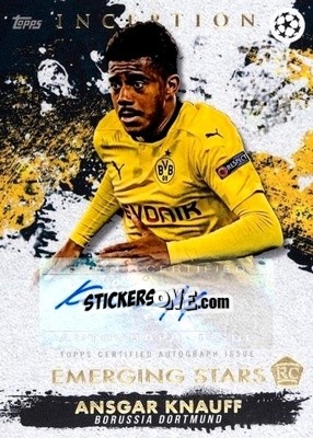 Sticker Ansgar Knauff - UEFA Champions League Inception 2020-2021 n. A3 - Topps