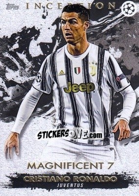 Sticker Cristiano Ronaldo - UEFA Champions League Inception 2020-2021 n. 3 - Topps