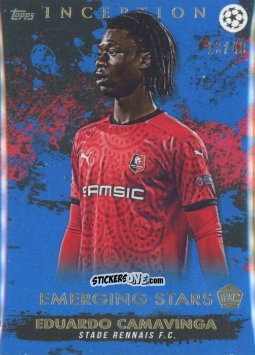 Cromo Eduardo Camavinga - UEFA Champions League Inception 2020-2021 n. 29 - Topps