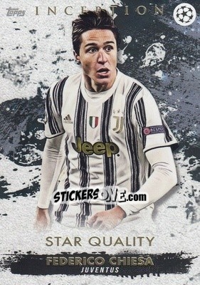 Sticker Federico Chiesa - UEFA Champions League Inception 2020-2021 n. 71 - Topps