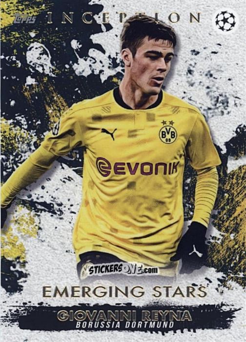 Cromo Giovanni Reyna - UEFA Champions League Inception 2020-2021 n. 24 - Topps