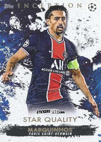 Sticker Marquinhos - Uefa Champions League Inception 2020-2021 n. 55 - Topps