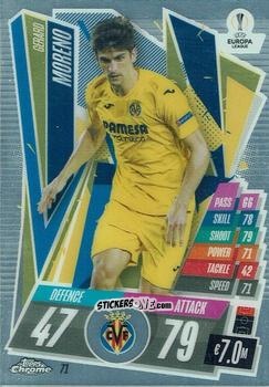 Cromo Alberto Moreno - UEFA Champions League Chrome 2020-2021. Match Attax n. 71 - Topps