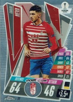 Cromo Carlos Neva - UEFA Champions League Chrome 2020-2021. Match Attax n. 77 - Topps