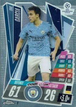 Figurina Eric Garcia - UEFA Champions League Chrome 2020-2021. Match Attax n. 9 - Topps