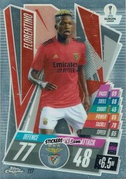 Figurina Florentino - UEFA Champions League Chrome 2020-2021. Match Attax n. 117 - Topps