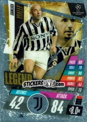 Sticker Gianluca Vialli - UEFA Champions League Chrome 2020-2021. Match Attax n. 194 - Topps