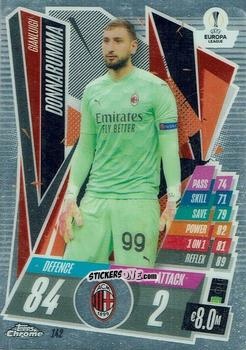 Cromo Gianluigi Donnarumma - UEFA Champions League Chrome 2020-2021. Match Attax n. 142 - Topps