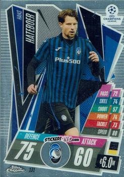 Cromo Hans Hateboer - UEFA Champions League Chrome 2020-2021. Match Attax n. 131 - Topps