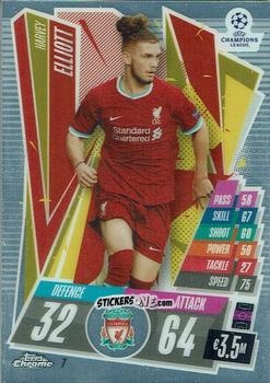 Cromo Harvey Elliott - UEFA Champions League Chrome 2020-2021. Match Attax n. 7 - Topps