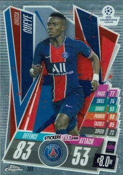 Figurina Idrissa Gueye - UEFA Champions League Chrome 2020-2021. Match Attax n. 103 - Topps