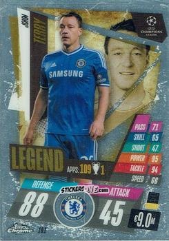 Cromo John Terry - UEFA Champions League Chrome 2020-2021. Match Attax n. 191 - Topps