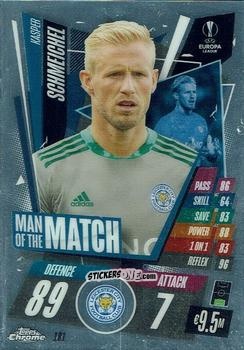 Cromo Kasper Schmeihel - UEFA Champions League Chrome 2020-2021. Match Attax n. 181 - Topps
