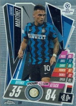 Cromo Lautaro Martinez - UEFA Champions League Chrome 2020-2021. Match Attax n. 128 - Topps