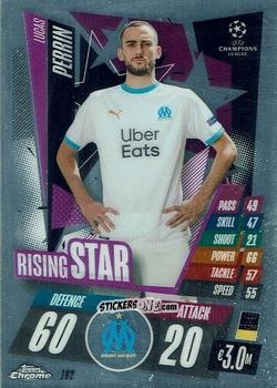 Figurina Lucas Perrin - UEFA Champions League Chrome 2020-2021. Match Attax n. 162 - Topps