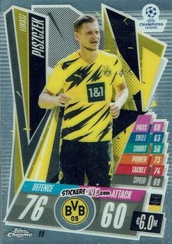 Cromo Lukasz Piszczek - UEFA Champions League Chrome 2020-2021. Match Attax n. 88 - Topps