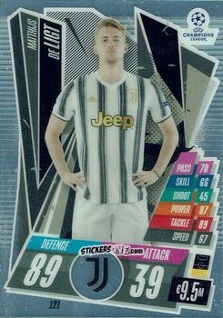 Sticker Matthijs de Ligt - UEFA Champions League Chrome 2020-2021. Match Attax n. 121 - Topps
