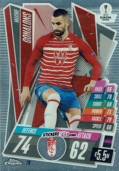 Figurina Maxime Gonalons - UEFA Champions League Chrome 2020-2021. Match Attax n. 78 - Topps
