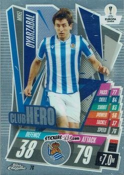 Cromo Mikel Oyarzabal - UEFA Champions League Chrome 2020-2021. Match Attax n. 76 - Topps