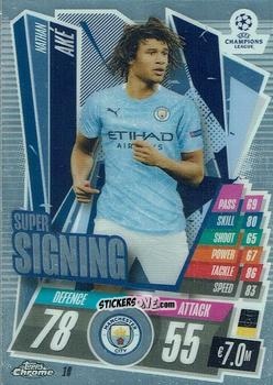 Cromo Nathan Ake - UEFA Champions League Chrome 2020-2021. Match Attax n. 10 - Topps