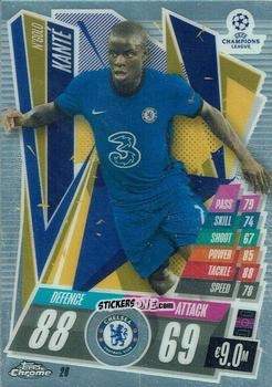 Figurina N'Golo Kante - UEFA Champions League Chrome 2020-2021. Match Attax n. 20 - Topps